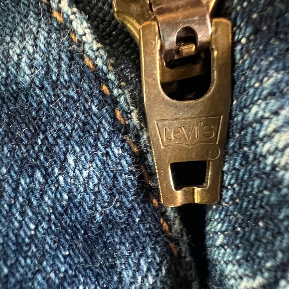 Levi's 515 Bootcut Leg Jeans Women 30x29 Blue Denim Stretch Mid Rise Medium Wash - Picture 10 of 16